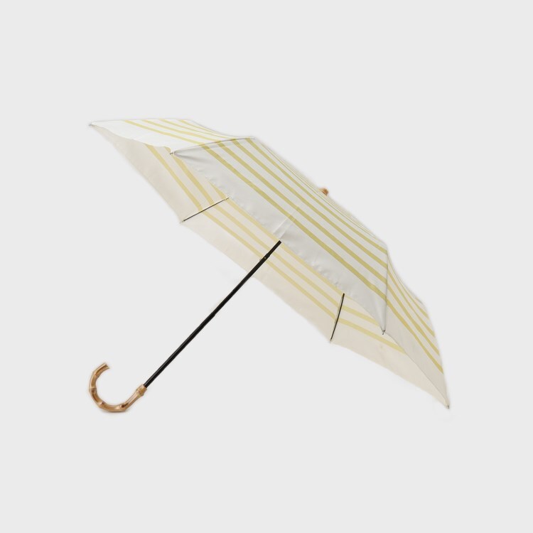 アンタイトル(UNTITLED)の【折り畳み傘】becauseボーダー 折りたたみ傘