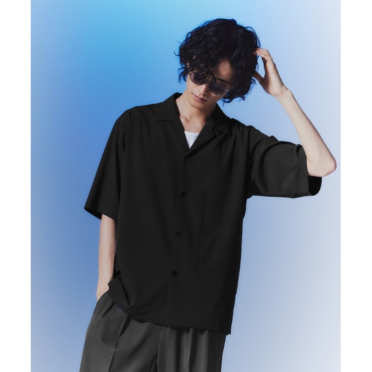 ティーケー タケオ キクチ(tk.TAKEO KIKUCHI)のサラエアリーオープンカラー2WAYシャツ カジュアルシャツ