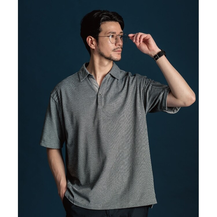 ザ ショップ ティーケー（メンズ）(THE SHOP TK(Men))のシャンブレースキッパーポロシャツ ポロシャツ