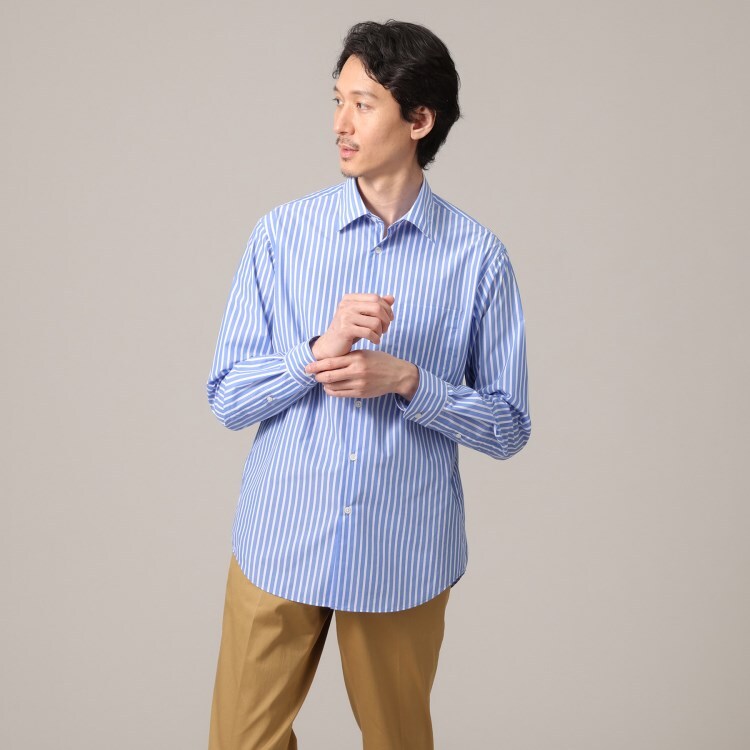 タケオキクチ(TAKEO KIKUCHI)のユーティリティ ストライプ シャツ カジュアルシャツ