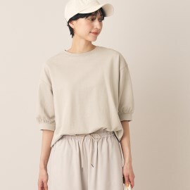 デッサン(レディース)(Dessin(Ladies))の【360度可愛い】コットン5分袖カットソー（XS～L）