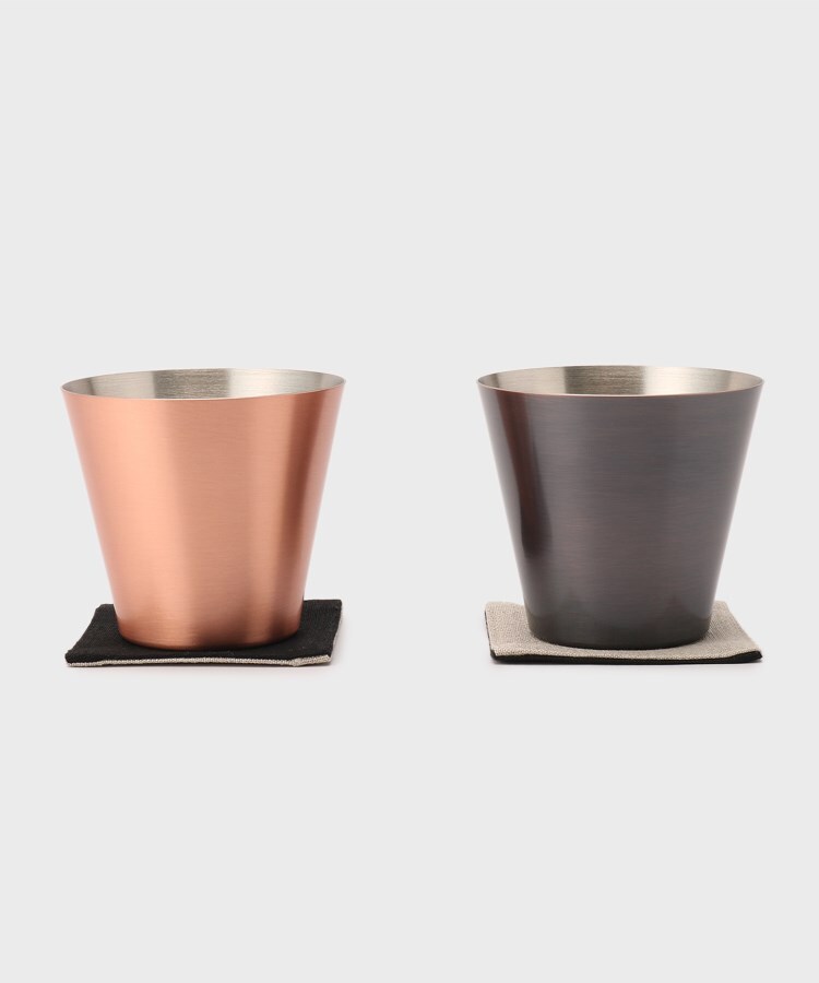 タケオキクチ(TAKEO KIKUCHI)の◆【WDH】純銅製カップ2個セット グラス・マグ・タンブラー
