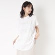 ブルチェーロ(BLUCIELO)のシルケットフレンチスリーブT オフホワイト(003)