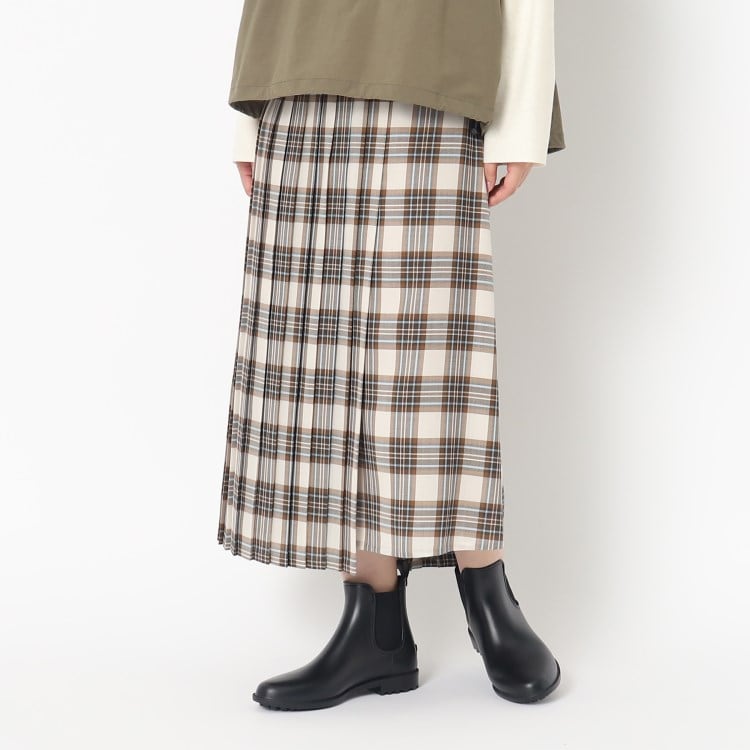 ポーシャル(poushal)の【巻きスカート風】デザインスカート ミモレスカート