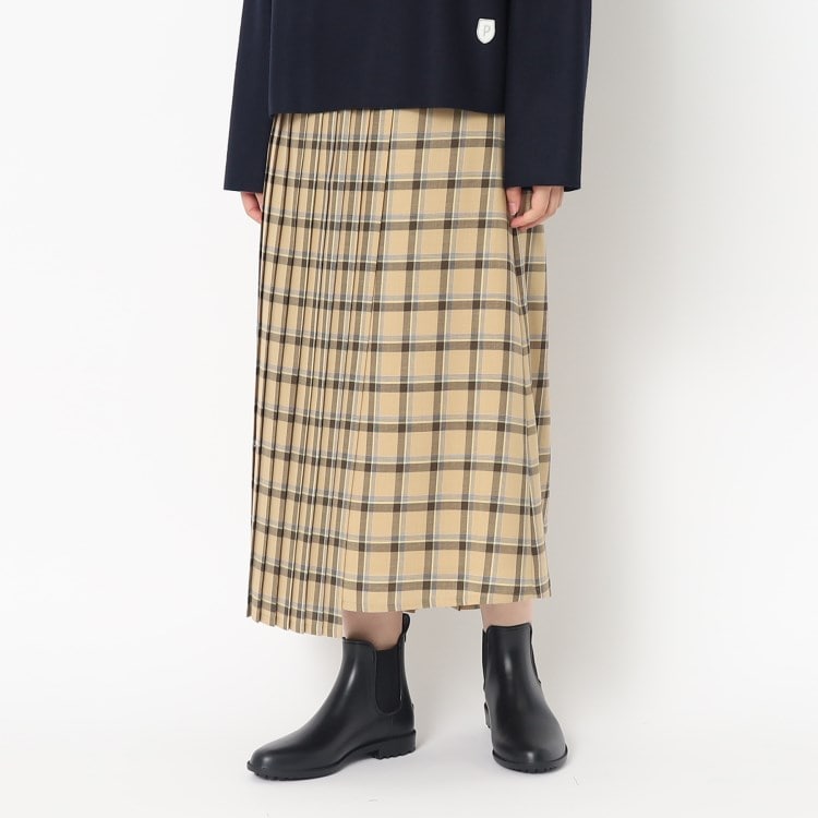 ポーシャル(poushal)の【巻きスカート風】デザインスカート ミモレスカート