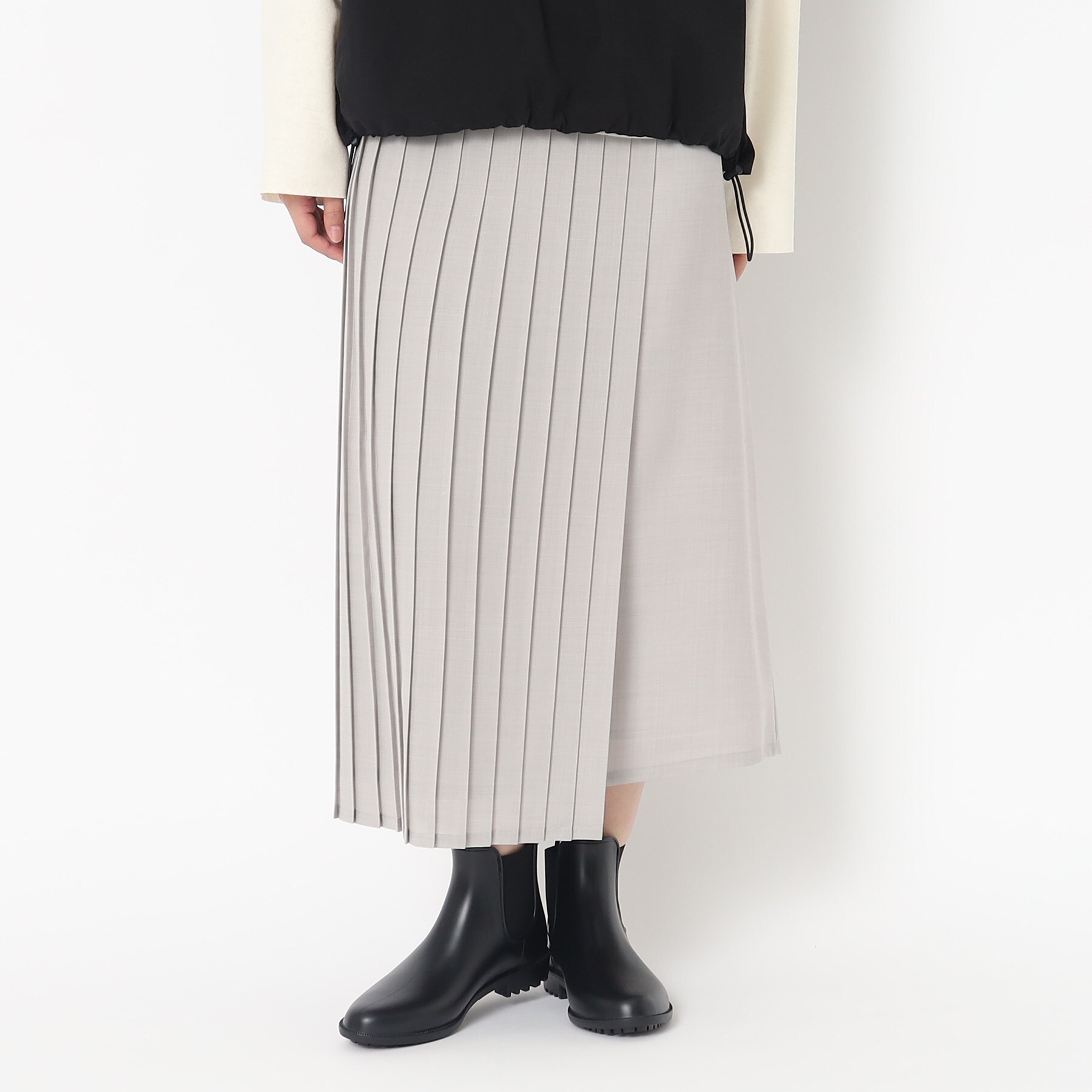 ポーシャル(poushal)の【巻きスカート風】デザインスカート11