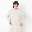 ポーシャル(poushal)の【洗える・ラメ素材ジャージ】丸首プルオーバー11