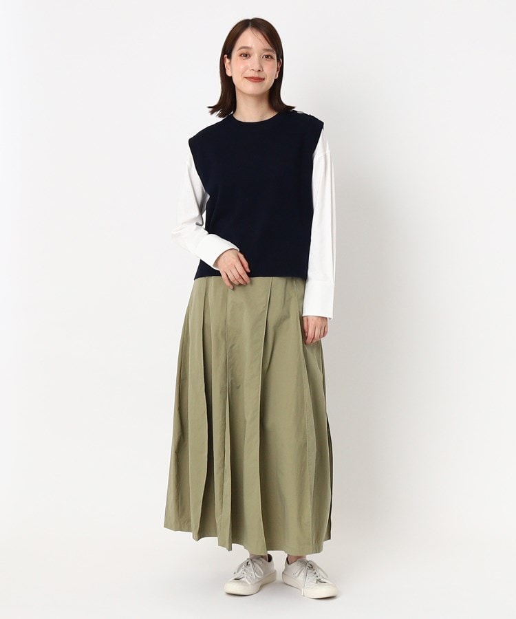 ポーシャル(poushal)の【洗える】袖カフスプルオーバージャージ10