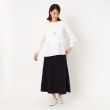 ポーシャル(poushal)の【洗える・袖コンシャス】糸巻きプリントプルオーバージャージ10