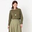 ポーシャル(poushal)の【洗える・袖コンシャス】糸巻きプリントプルオーバージャージ16