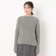 ポーシャル(poushal)の【コットンフェザー】丸首プルオーバーニット1
