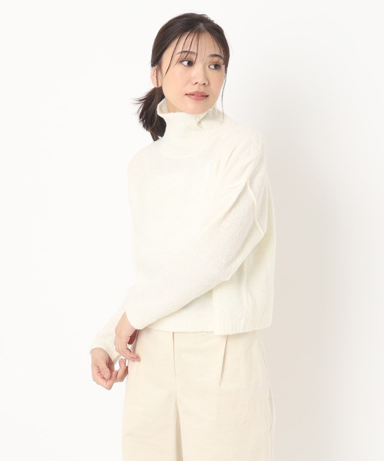 ポーシャル(poushal)の【シャギー】ゆるハイネックプルオーバーニット7