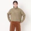 ポーシャル(poushal)の【シャギー】ゆるハイネックプルオーバーニット15