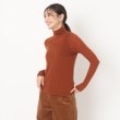 ポーシャル(poushal)の【シルク混ジャージ】シアーやわらかハイネックプルオーバー16