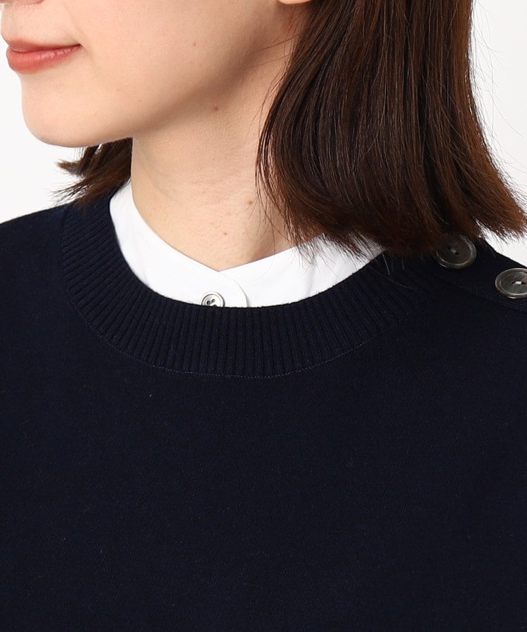 【メーカー直売】の商品をすべて ボタンポイントベーシックニットベスト（ベスト） | poushal ニット/セーター