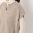 ポーシャル(poushal)の【スリット入り】たっぷりニットベスト5