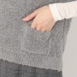 ポーシャル(poushal)の【コットンフェザー】ポケットポイントニットベスト6