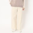 ポーシャル(poushal)の【洗える】コーデュロイワイドパンツ8