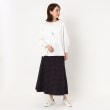 ポーシャル(poushal)の【ジャカード編みチェック】ニットフレアースカート11