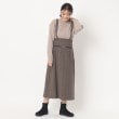 ポーシャル(poushal)の【肩紐取り外し可】Aラインジャンパースカート16