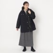 ポーシャル(poushal)の【洗える】タフタミドル丈マウンテンパーカー16