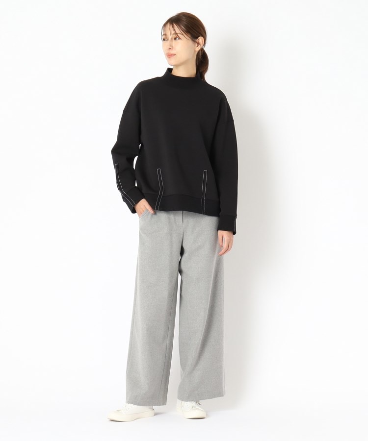 ポーシャル(poushal)の【洗える】ステッチポイントダンボールプルオーバー24