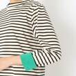 ポーシャル(poushal)の【洗える】プチハイネック長袖ボーダープルオーバー9