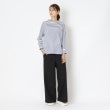 ポーシャル(poushal)の【洗える】プチハイネック長袖ボーダープルオーバー22