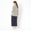 ポーシャル(poushal)の【洗える】プチハイネック長袖ボーダープルオーバー27