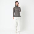 ポーシャル(poushal)の【柔らかハイネック】薄手プルオーバージャージ8