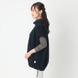ポーシャル(poushal)の【洗える】ハイネックゆったりフリースベスト2