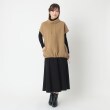 ポーシャル(poushal)の【洗える】ハイネックゆったりフリースベスト15