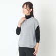 ポーシャル(poushal)のスリットポイントゆったりニットベスト7