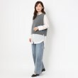 ポーシャル(poushal)の【カシミヤ混】丸首シンプルニットベスト13