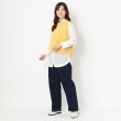 ポーシャル(poushal)の【カシミヤ混】丸首シンプルニットベスト21