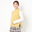 ポーシャル(poushal)の【フォックス・カシミヤブレンド】ふわふわハイネックニットベスト11