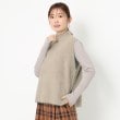 ポーシャル(poushal)の【フォックス・カシミヤブレンド】ふわふわハイネックニットベスト15