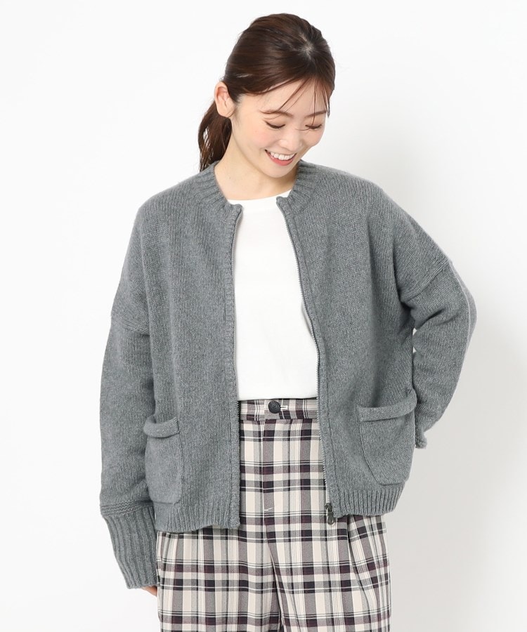 ポーシャル(poushal)の【シップアップ】ショート丈ニットカーディガン11