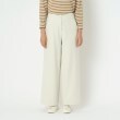 ポーシャル(poushal)の【洗える×ストレッチ】ワイドストレートパンツ1