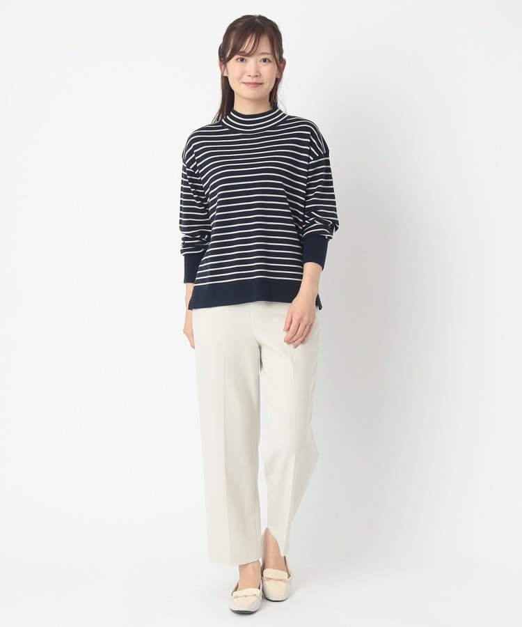 ポーシャル(poushal)の【洗える・ストレッチ】きれいめストレートパンツ11