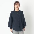 ポーシャル(poushal)の【洗える・袖口リブ・袖コンシャス】前後差ブラウス16