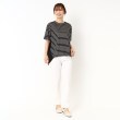 ポーシャル(poushal)の【洗える】異素材コンビボーダープルオーバー13