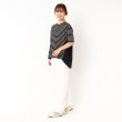 ポーシャル(poushal)の【洗える】異素材コンビボーダープルオーバー15