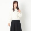 ポーシャル(poushal)の【シアー×ニット】袖コンシャスプルオーバーニット8