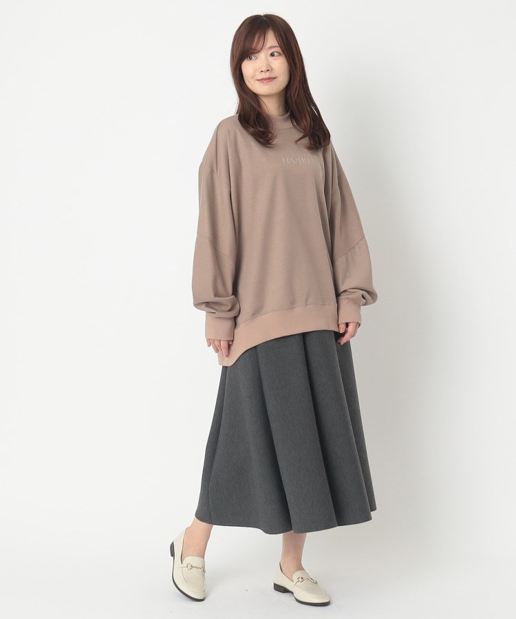 ポーシャル(poushal)の【洗える】バックバルーンシルエットプルオーバージャージ14