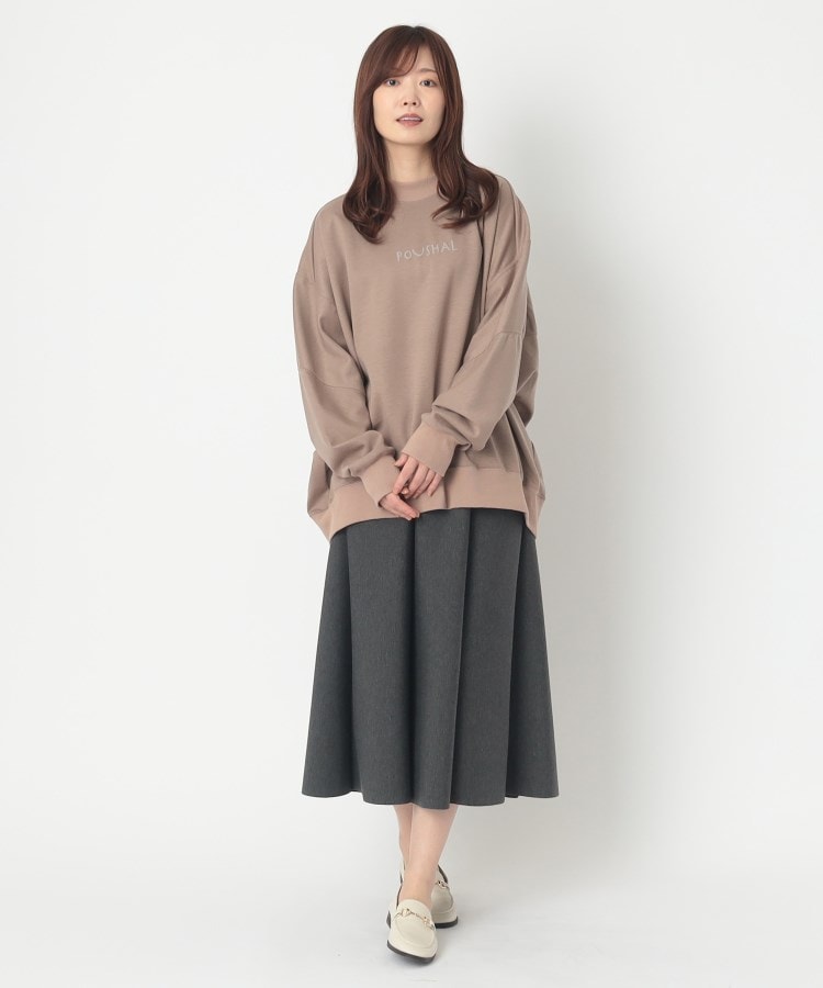 ポーシャル(poushal)の【洗える】バックバルーンシルエットプルオーバージャージ15
