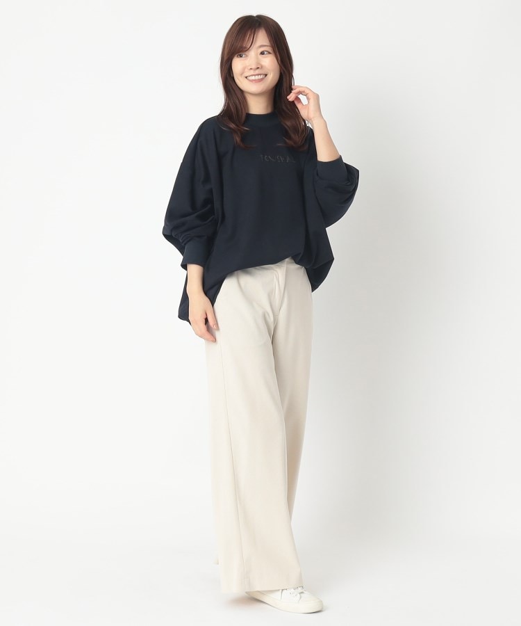 ポーシャル(poushal)の【洗える】バックバルーンシルエットプルオーバージャージ19