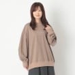 ポーシャル(poushal)の【洗える】バックバルーンシルエットプルオーバージャージ13