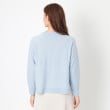 ポーシャル(poushal)の【カシミヤ混ウール素材】リブデザインプルオーバーニット3