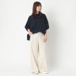 ポーシャル(poushal)の【洗える】コーデュロイワイドパンツ10